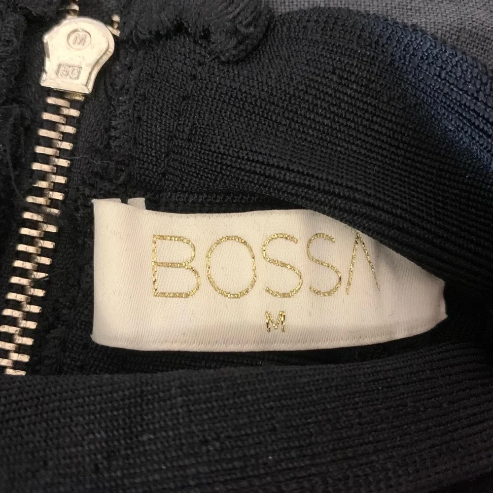 Super Sexy Bossa Black Medium Catania Bandage Crop Top with Cut Outs - Picture 8 of 9